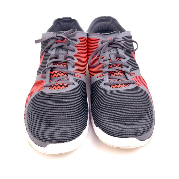 Nike Free Trainer 3.0 Men’s  Gray Red 749361-060 Cross Training Shoes Size 15 - Picture 2 of 15